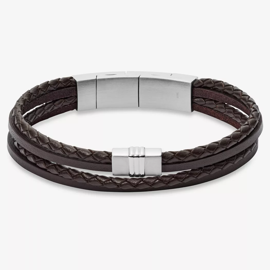 Fossil - Armband, Vintage Casual, 19cm, Braun