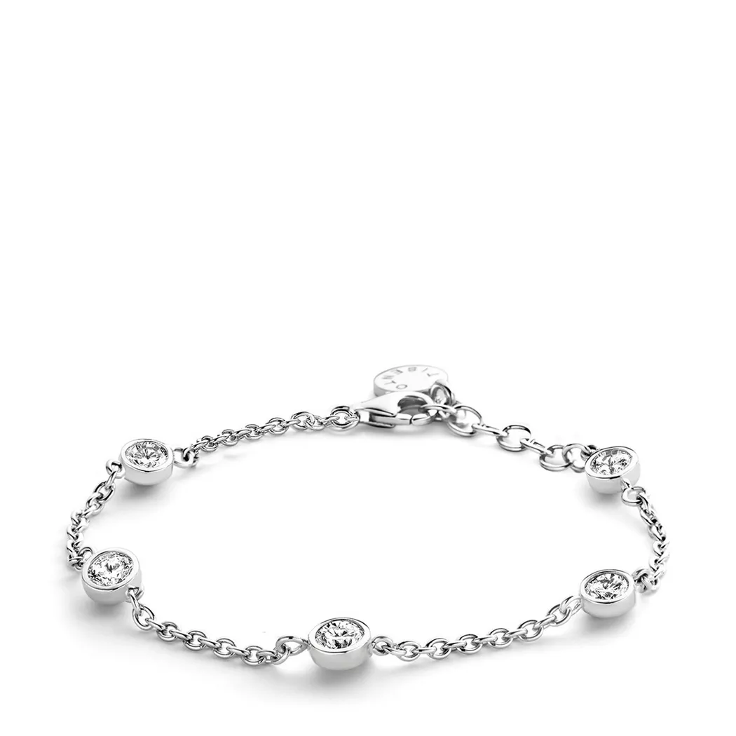 TI SENTO - Armband, 17cm, Silberfarben
