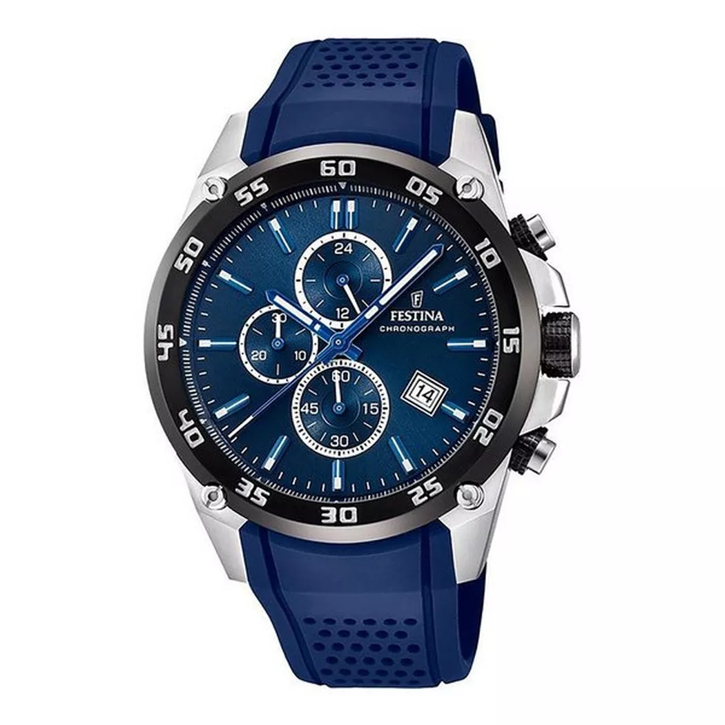 Festina - Chronograph Uhr, The Originals, 47mm, Blau