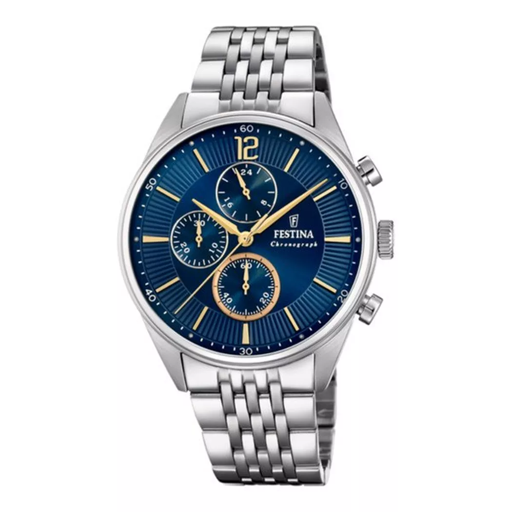 Festina Timeless Chrono Chronograph Silver 42mm 2