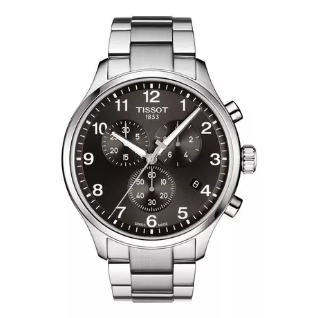 TISSOT Chrono XL Chronograph Uhr Silberfarben
