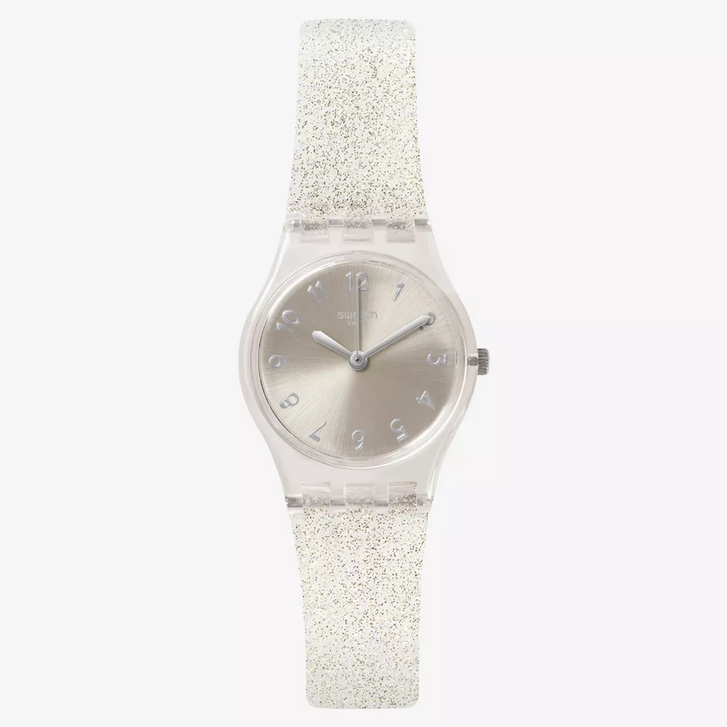 Swatch - Analoguhr, Time to Swatch, 25mm, Silberfarben