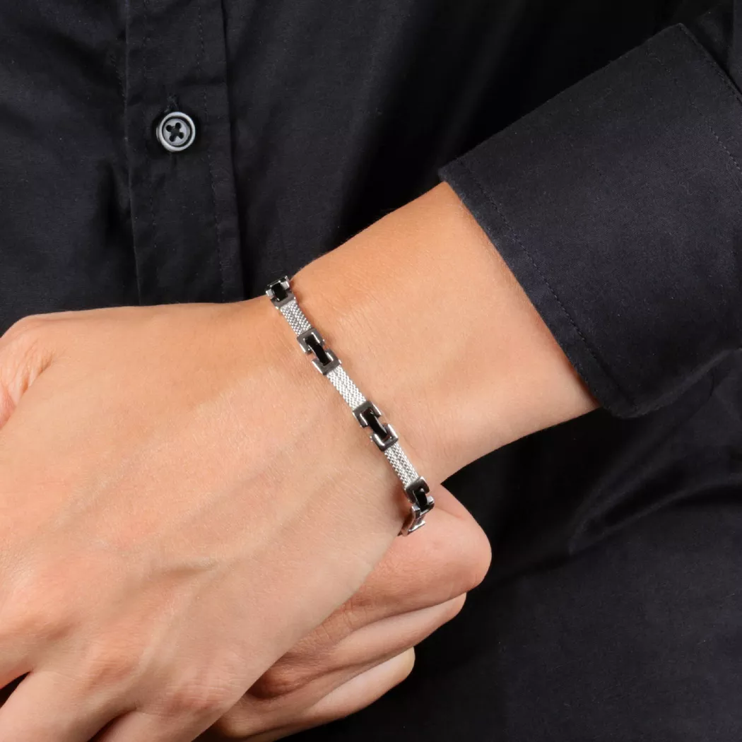 Morellato - Armband, Cross, 21.5CM, Silberfarben