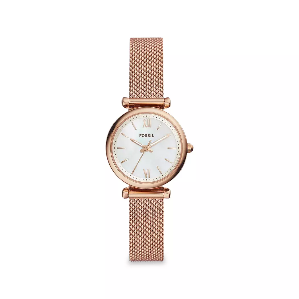 Fossil - Analoguhr, Carlie, 28mm, Roségold