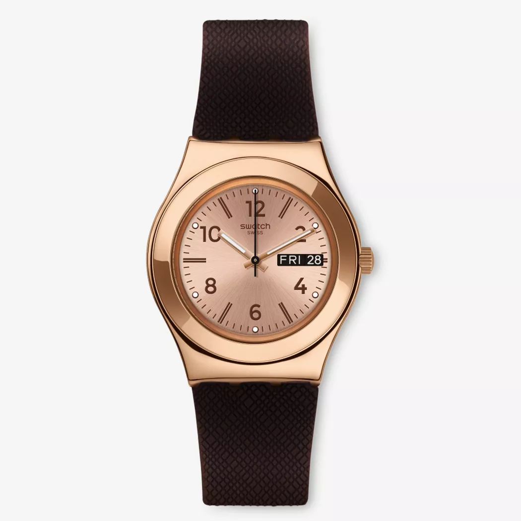 Swatch - Analoguhr, Brownee, 33mm, Braun