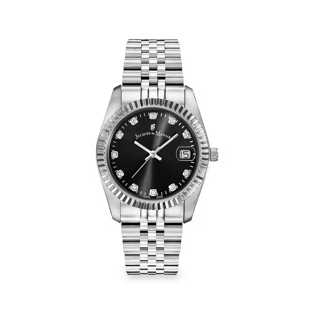 JACQUES DU MANOIR - Couleur Argent 36mm, Inspiration, 36mm, Silberfarben