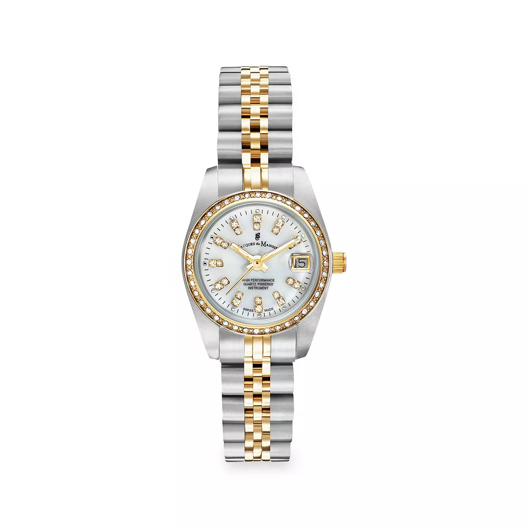 Jacques du Manoir Inspiration Analog Watch Two-Tone 26mm 3