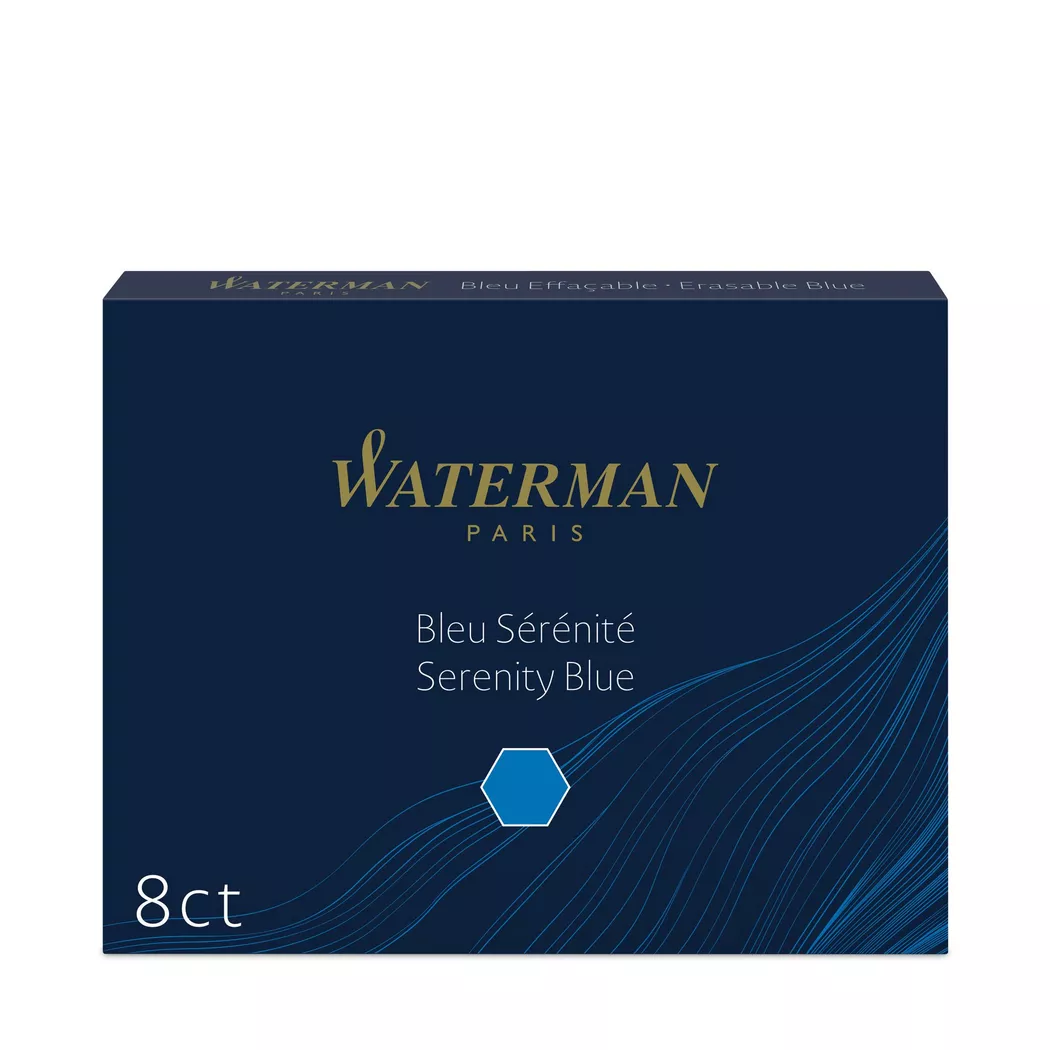 WATERMAN Tintenpatronen Standard S0110860 blau 8 Stück
