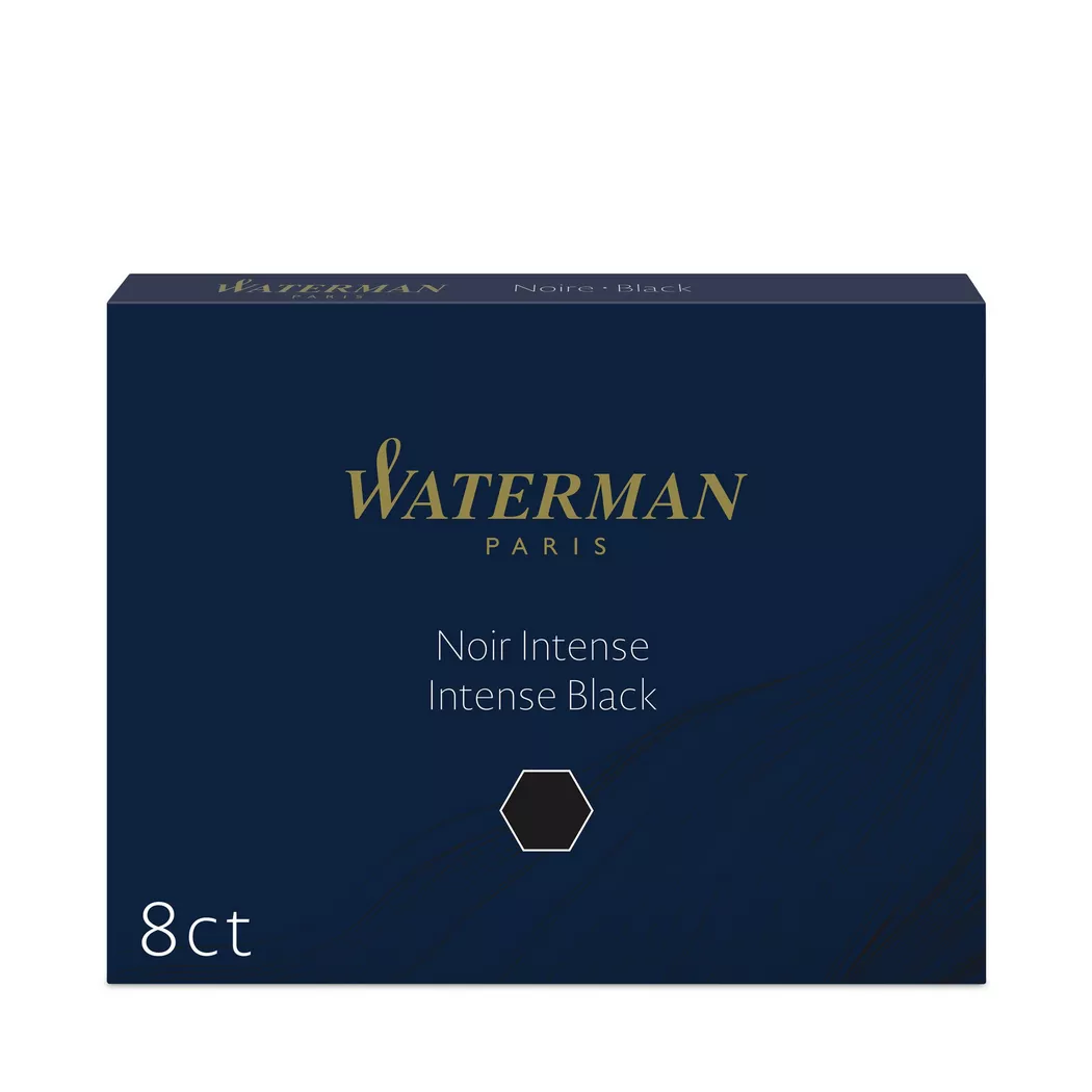 Waterman Tintenpatronen Standard schwarz VE=8 Stück