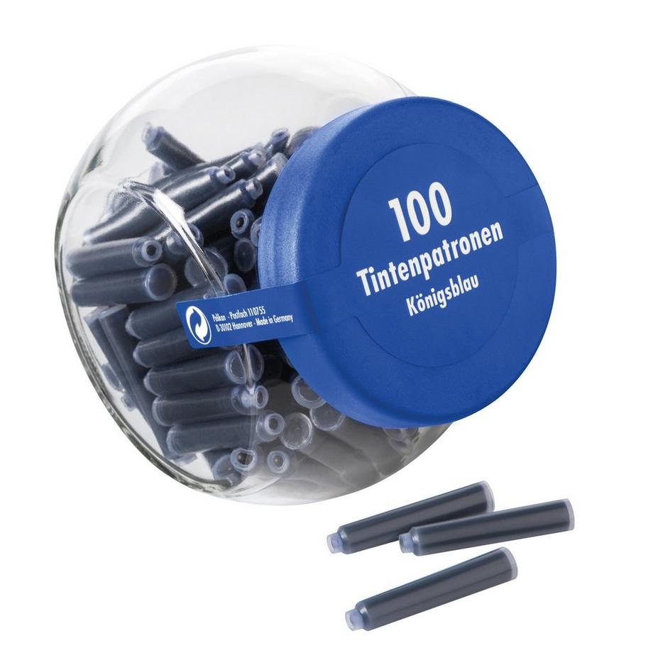 Pelikan Tintenpatronen Tintenpatronen königsblau 100 Stk. im Glas 