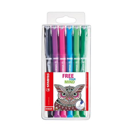 STABILO Set de stylos feutre Sensor 