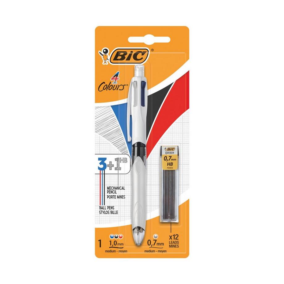 BiC Penna a sfera 3 Colori e matita meccanica 