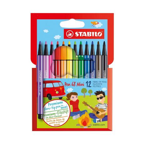 STABILO Set de stylos feutre Pen 68 MINI 