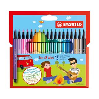 STABILO Set de stylos feutre Pen 68 MINI 