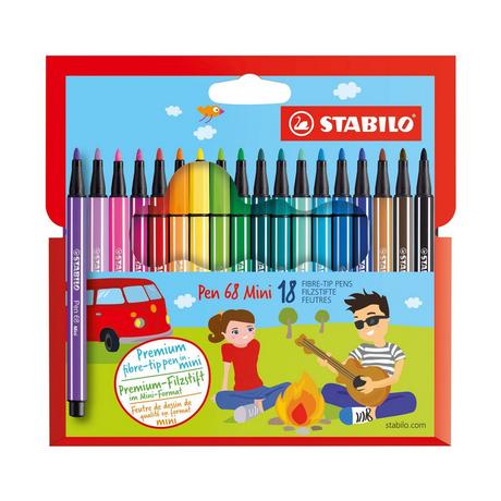 STABILO Set de stylos feutre Pen 68 MINI 