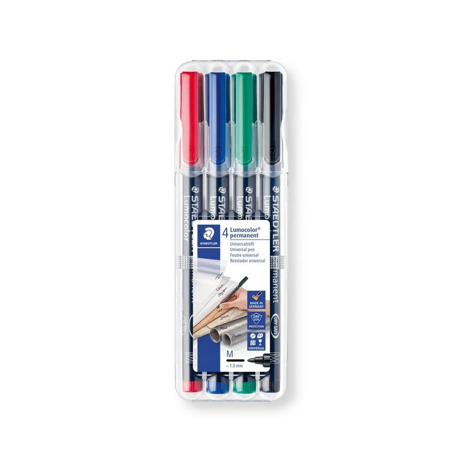 STAEDTLER Set di pennarelli non permanenti Lumocolor 317M 