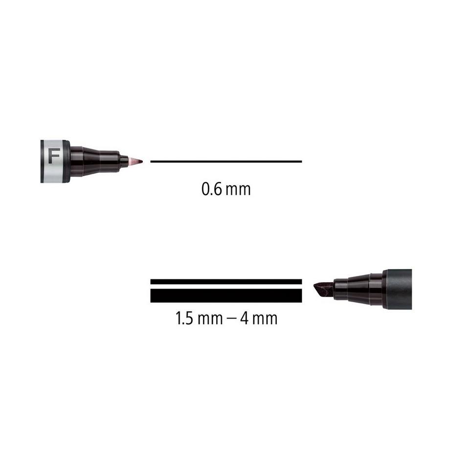 STAEDTLER Folienstift  Lumocolor permanent Duo 348 
