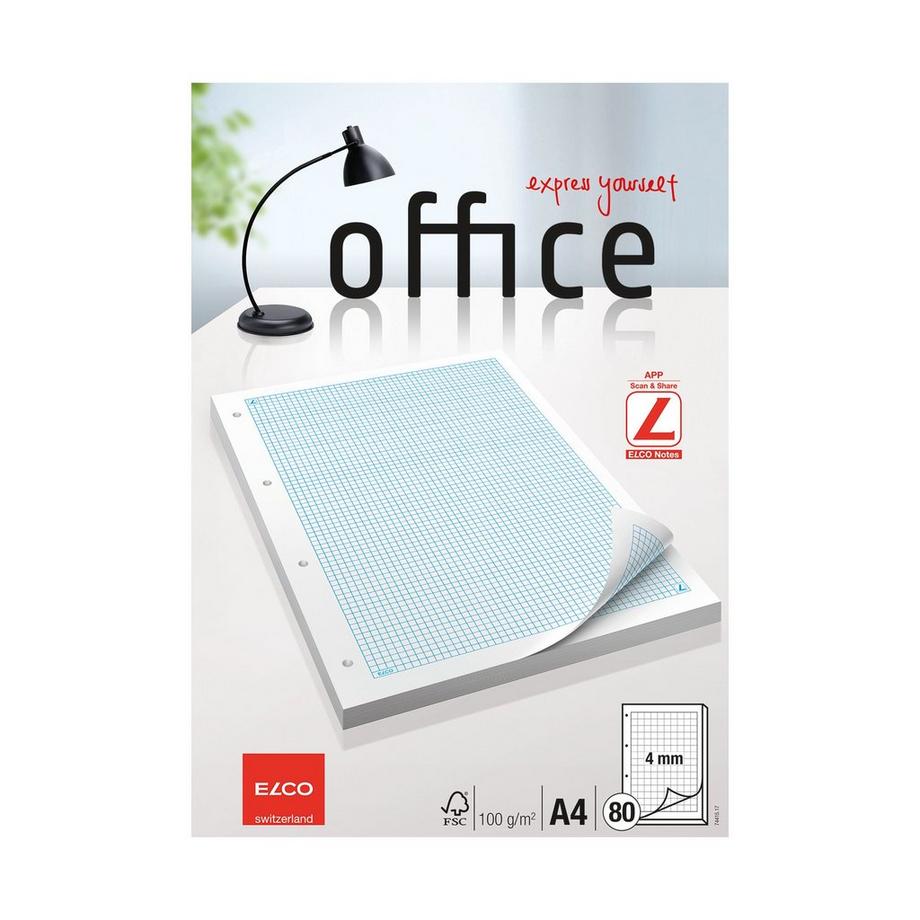 elco Raccoglitore ad anelli, 4 mm satiniert
 