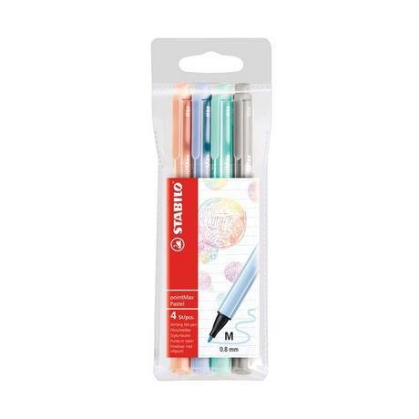STABILO Set di penne in feltro PointMax Pastell 