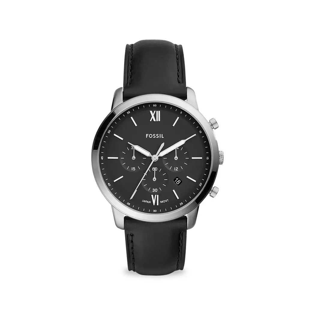 Fossil - Chronographe, Neutra Chrono, 44mm, Black