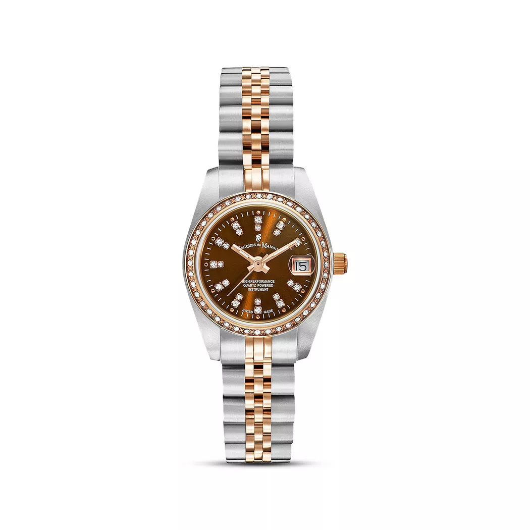 Jacques du Manoir Inspiration Analog Watch Two-Tone 26mm