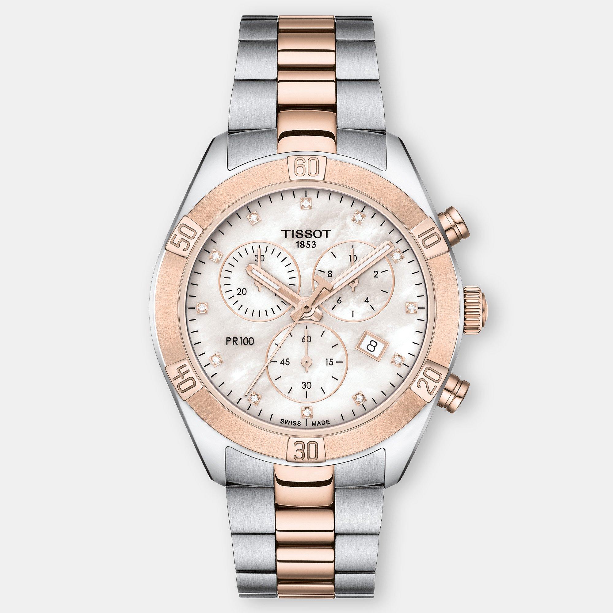 TISSOT PR 100 Sport Chic Lady Chronograph Uhr 