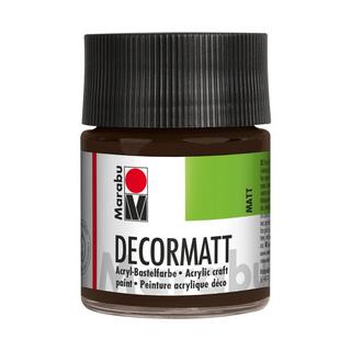 Marabu Peinture acrylique, Decormatt Marron foncé 045 