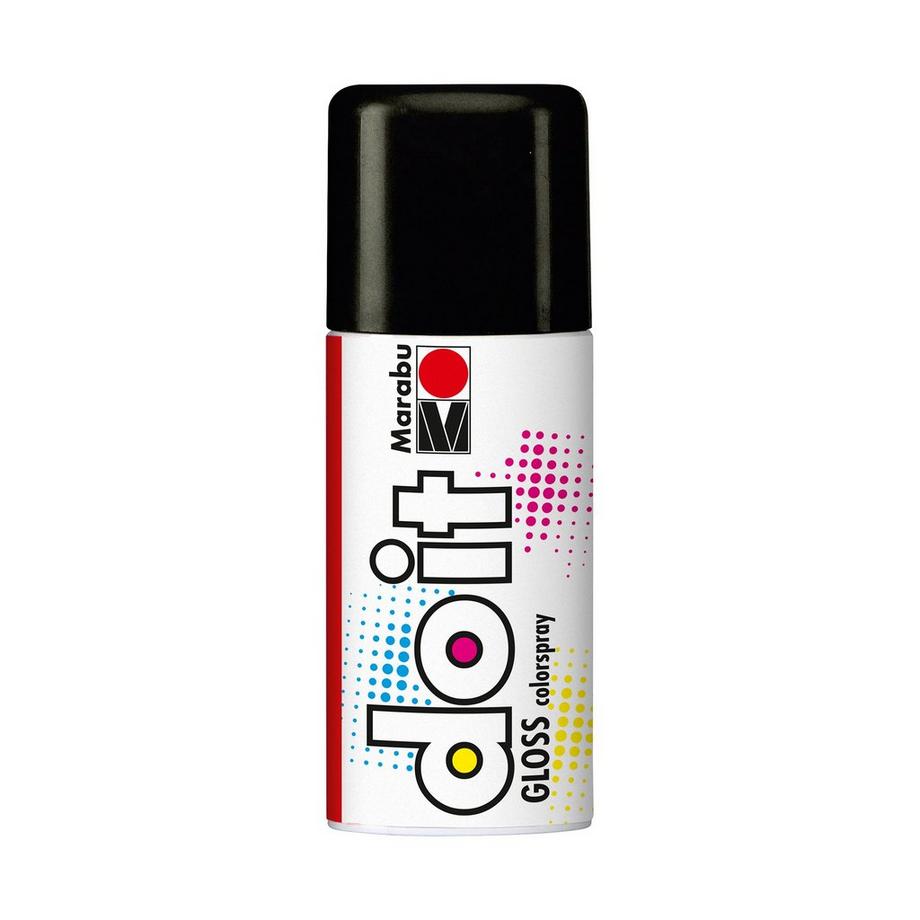 Marabu Sprühfarbe, Do-It Glanz-Schwarz 472 