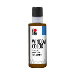Marabu Fensterfarbe, Fun & Fancy Dunkelbraun 045 