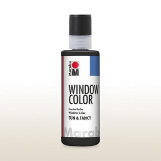 Marabu Fensterfarbe, Fun & Fancy Schwarz 173 