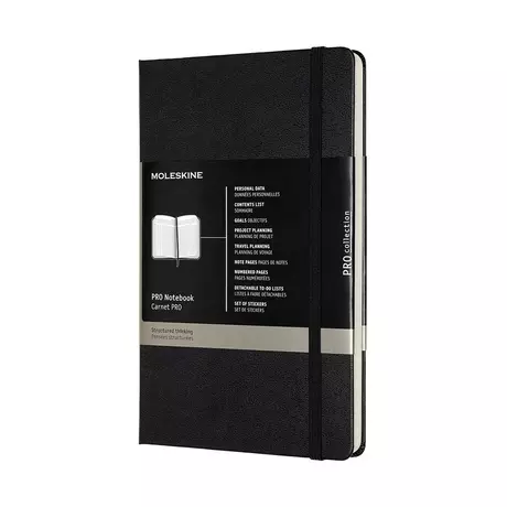 MOLESKINE Carnet de notes Hardcover Pro Black