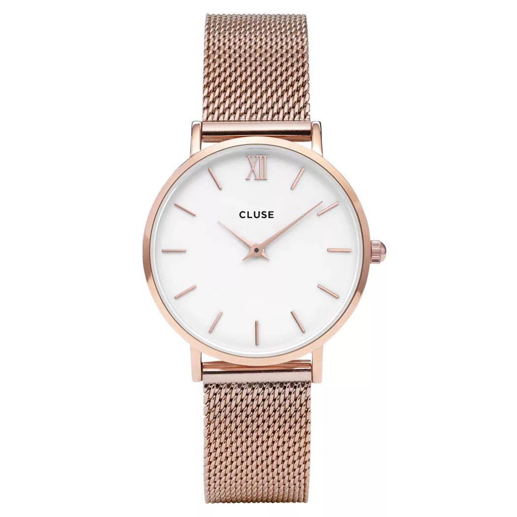 Cluse Minuit Uhr Roségold 33mm 3