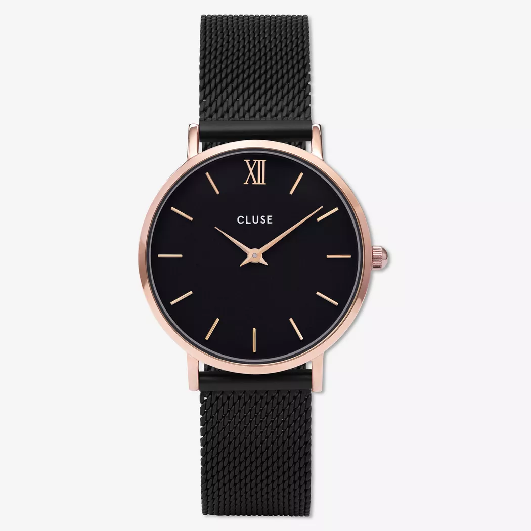 CLUSE - Analoguhr, Minuit, 33mm, Black