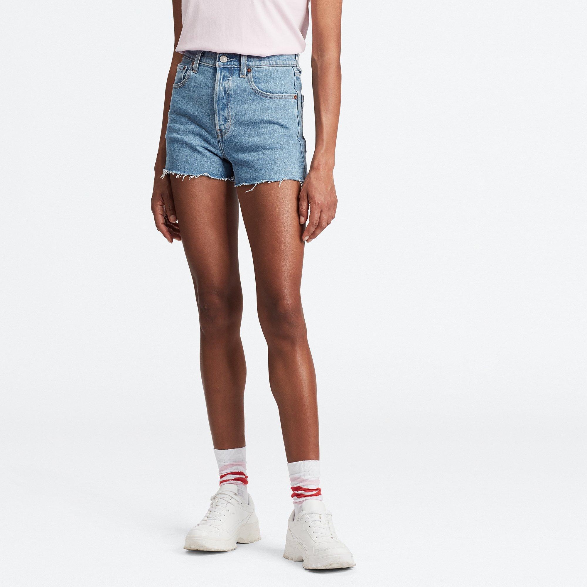 Image of Jeansshorts Damen Hellblau 23