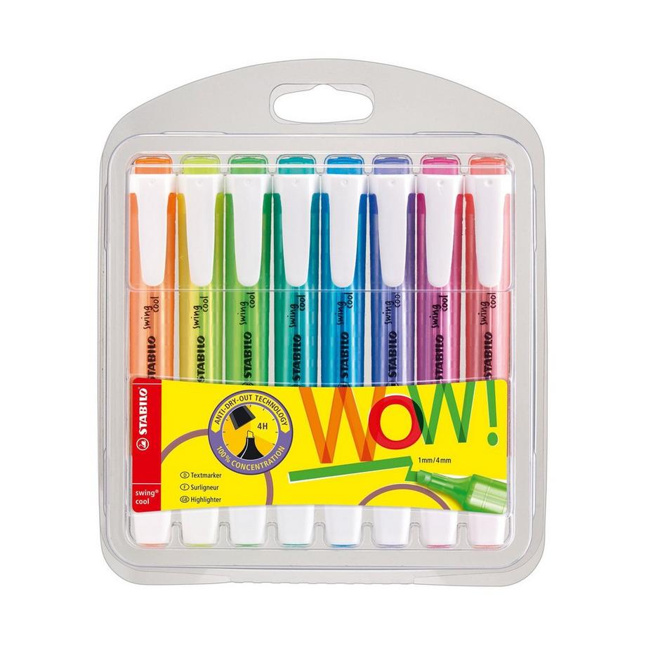 STABILO Set di pennarelli per evidenziatori Swing cool 