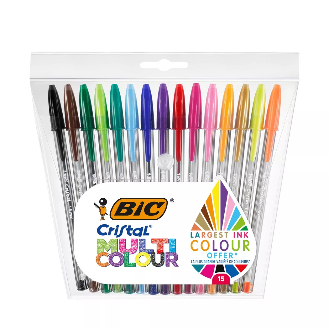 Bic - Kugelschreiber, "15""", Multicolor