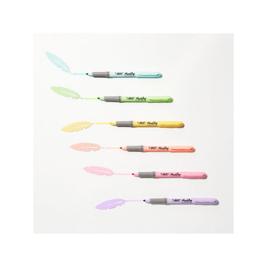 BiC Leuchtmarker Highlighter Grip Pastel 