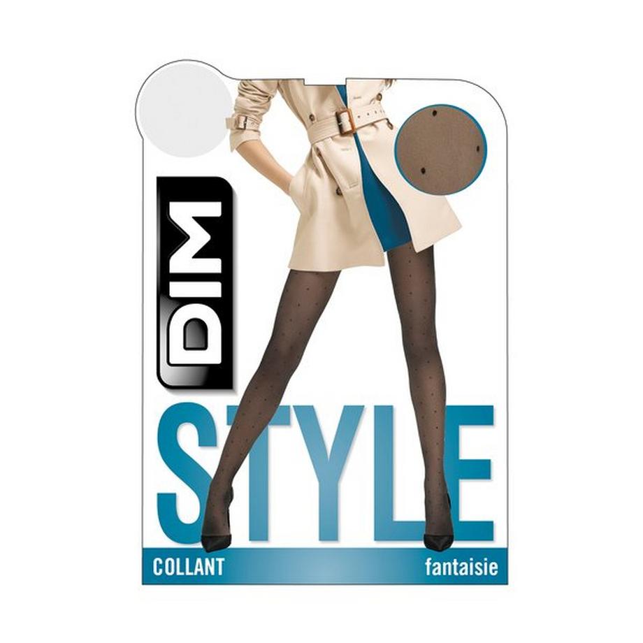 DIM Effet Plumetis Collants, 15 Den 