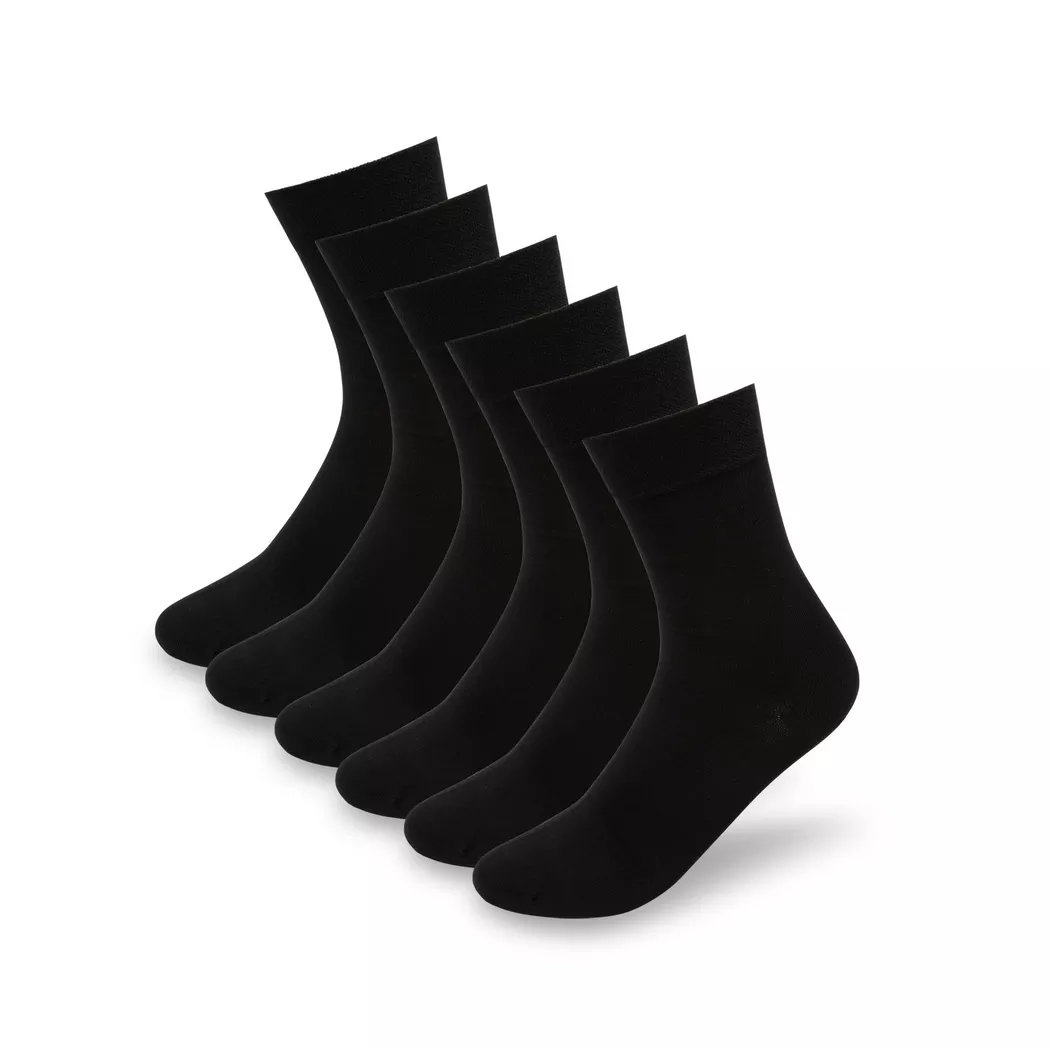 Rohner - Multipack 1/4 Socken, für Herren, Black, Größe 39-42