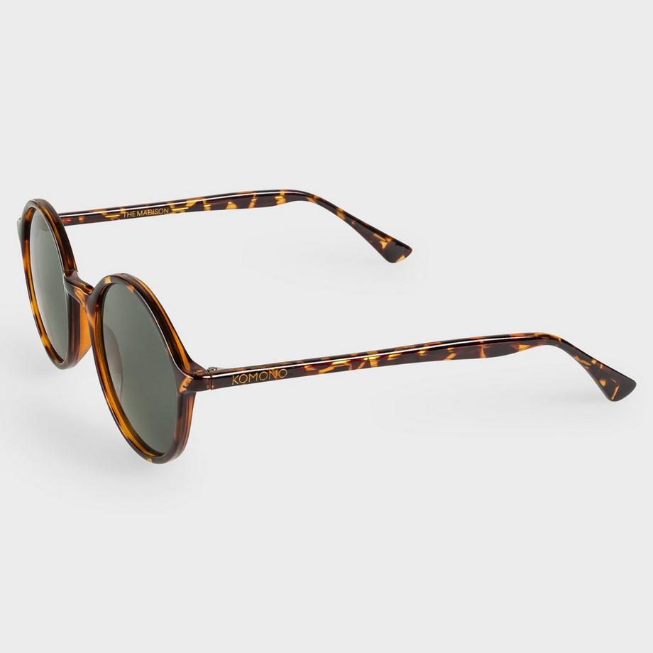 KOMONO Madison Occhiali da sole rotondi con custodia 