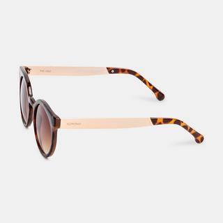 KOMONO Lulu Metal Occhiali da sole rotondi con custodia 