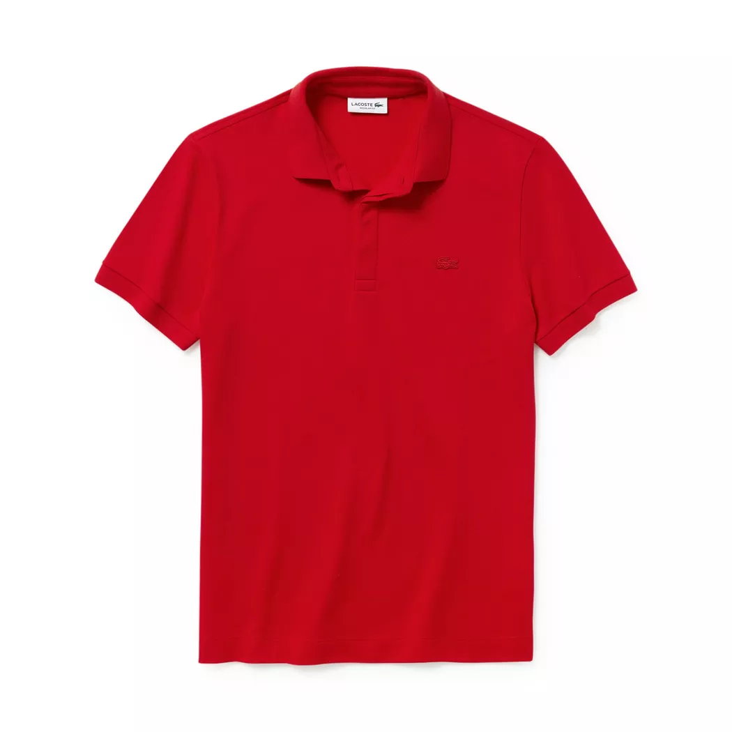 Lacoste - Poloshirt, Regular Fit, kurzarm, für Herren, Rot, Größe M (T4)