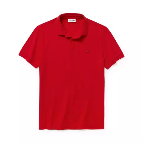 LACOSTE Polo, Regular Fit, manches courtes CHEMISE COL BORD-COTES MA Rouge