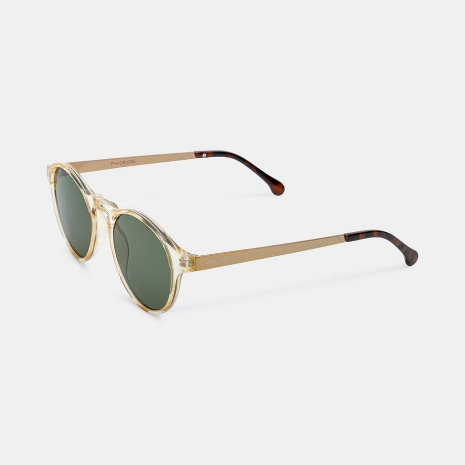 Runde Sonnenbrille mit Etui