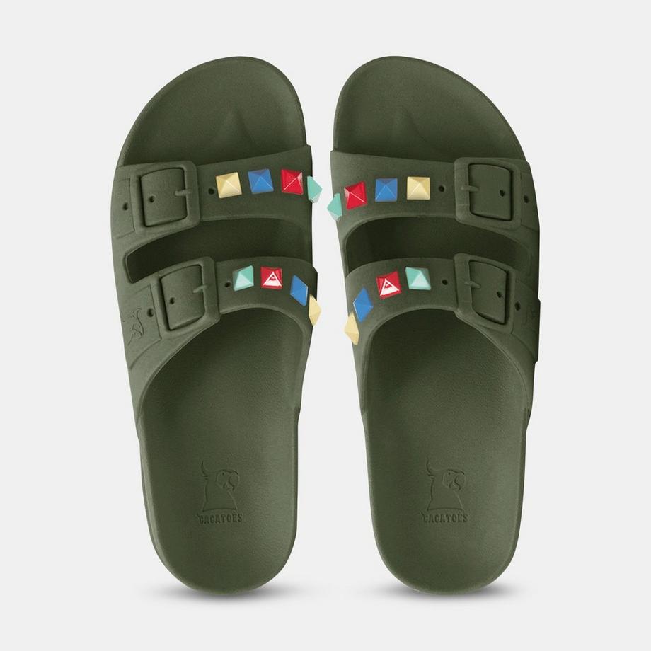 CACATOÈS DO BRASIL  Sandales, plates 