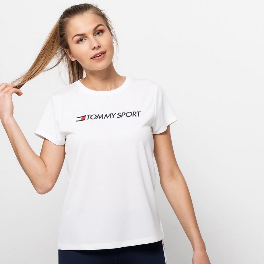 TOMMY SPORT  T-shirt, col rond, manches courtes 