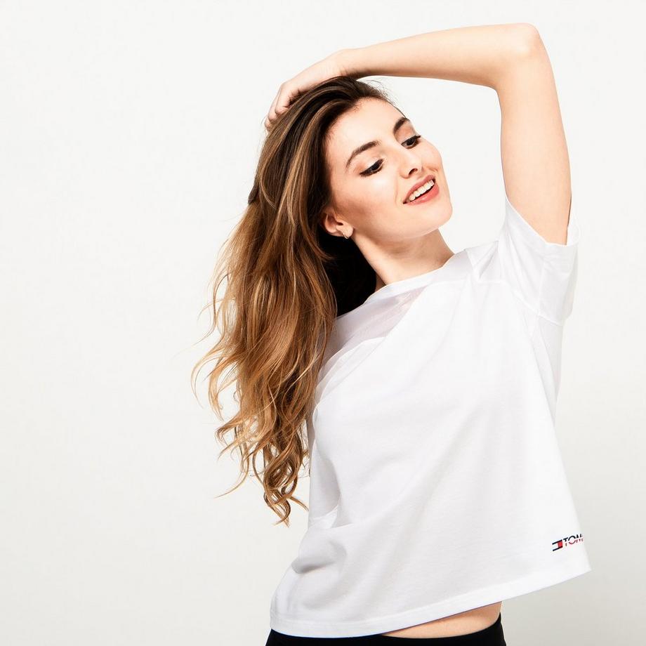 TOMMY SPORT  T-shirt, col rond, manches courtes 