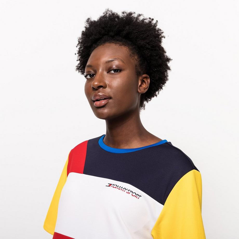 TOMMY SPORT  T-shirt, col rond, manches courtes 