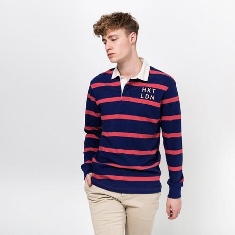 HKT HACKETT LONDON  Polo, Classic Fit, manches longues 