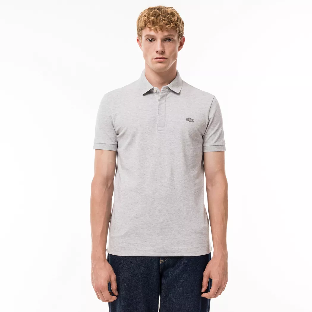Lacoste - Poloshirt, Regular Fit, kurzarm, für Herren, Grau, Größe XL (T6)